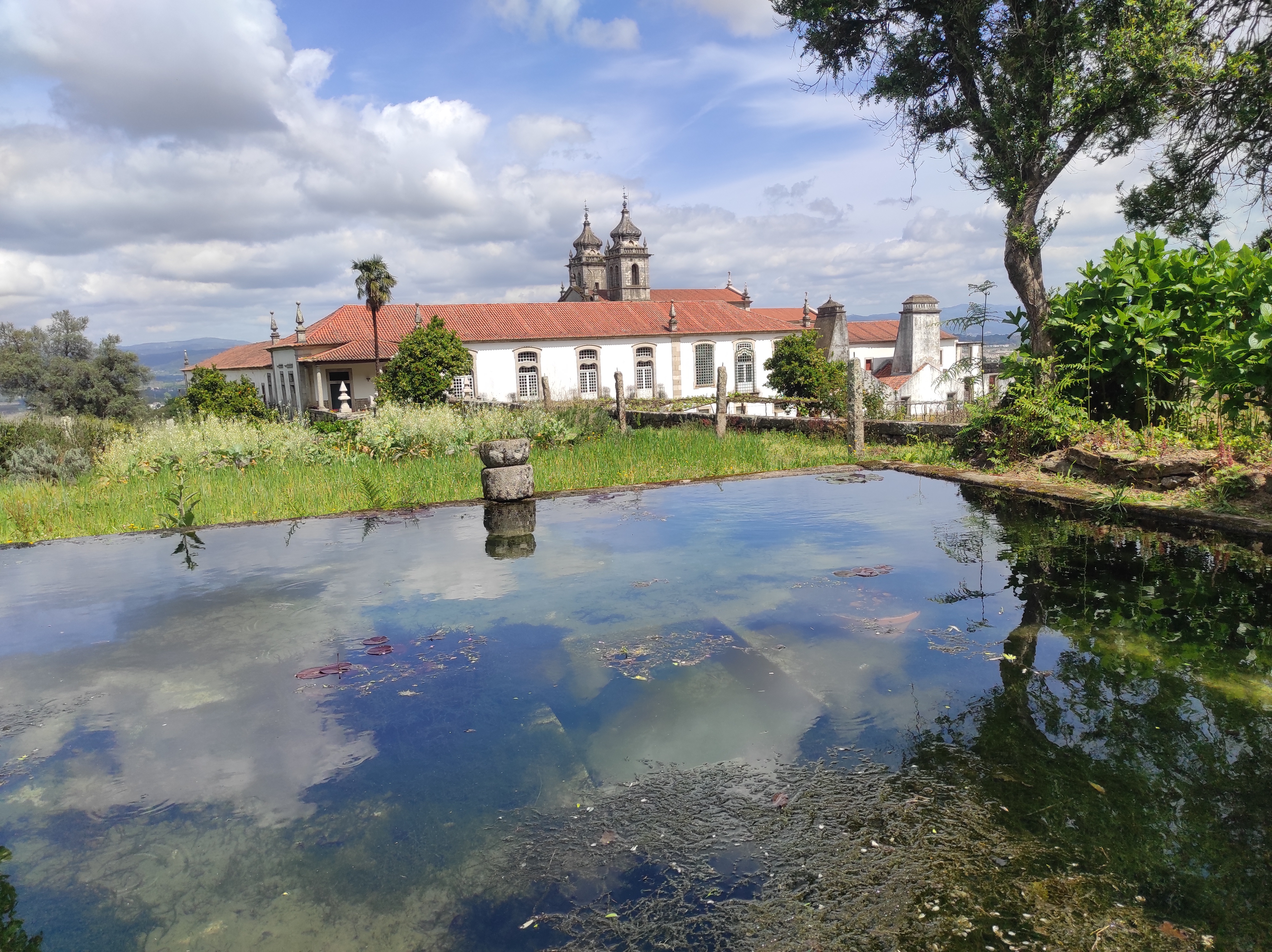 Braga Tibães beautiful lake monastery