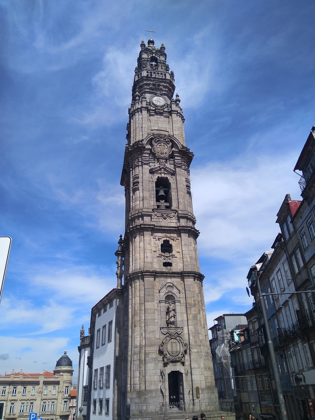 Porto Clérigos tower and church