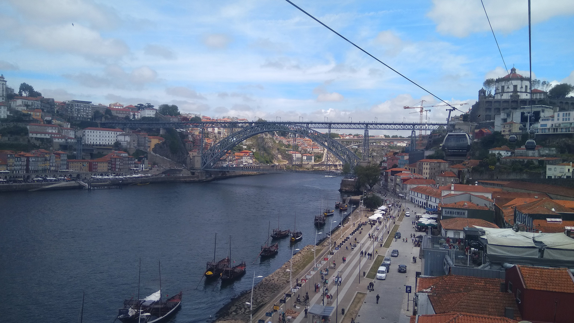 Porto from cablecar Vila Nova de Gaia