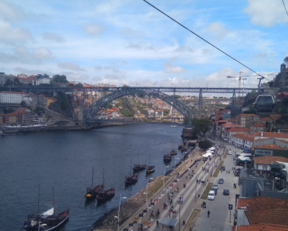 Porto from cablecar Vila Nova de Gaia