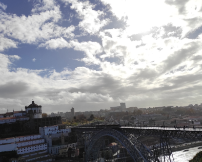 Porto sky and bridge